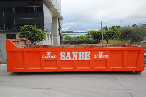 Grúas Containers Sanbe contenedor rectangular