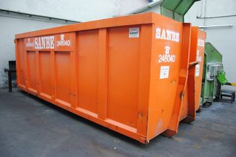 Grúas Containers Sanbe contenedor grande