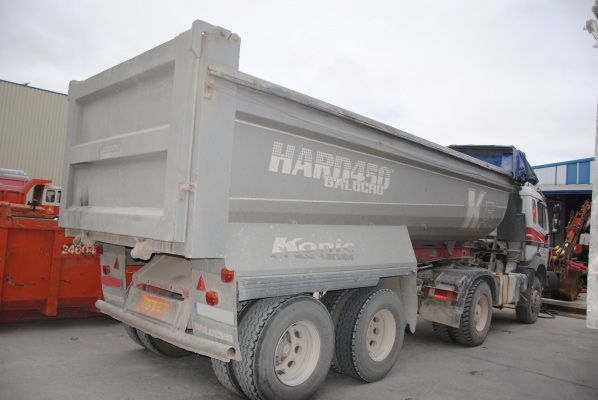 Grúas Containers Sanbe parte trasera de camión