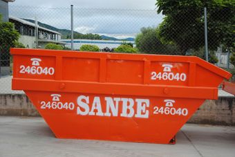 Grúas Containers Sanbe contenedor para escombros