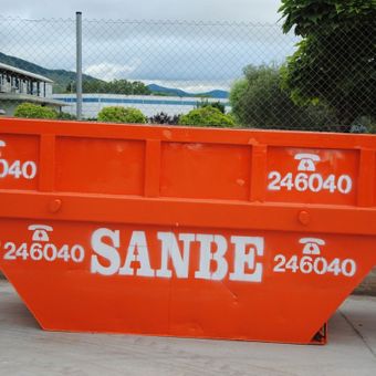 Grúas Containers Sanbe contenedor para escombros