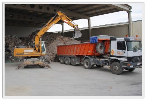 Grúas Containers Sanbe miniexcavadora